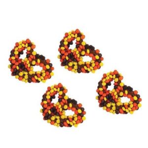 Asher’s Milk Chocolate Covered Pretzels with Reeses Pieces 6 POUND BOX 45 PIECES